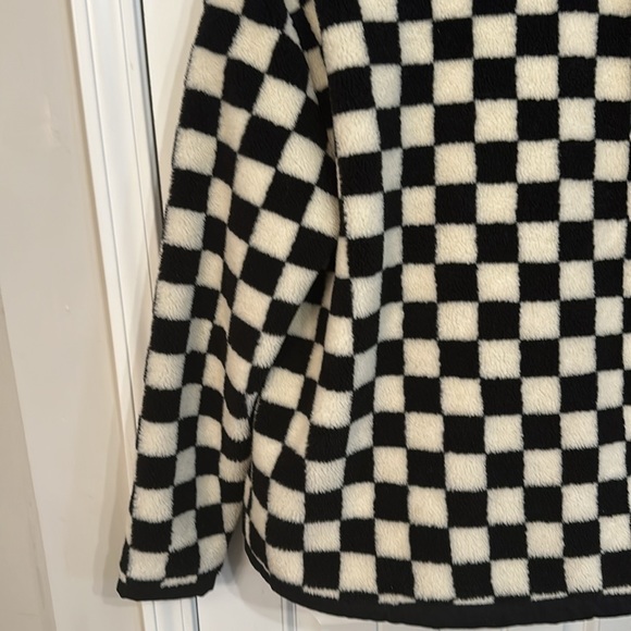 Pendelton Checkerboard White Black Jacket Fleece Size Large - Picture 11 of 14